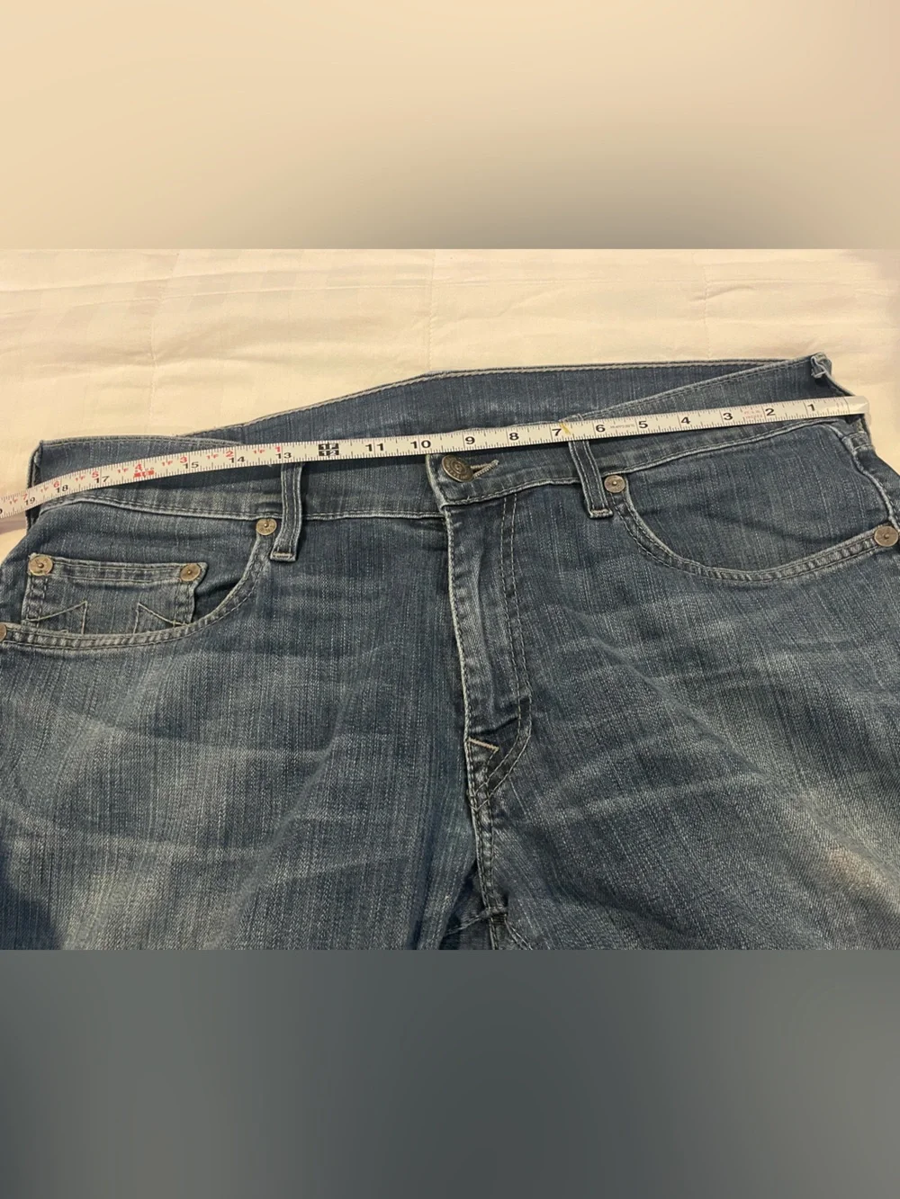 Vintage True Religion Men’s Slim Boot Cut Danny Jeans Cotton Horseshoe Sz 36